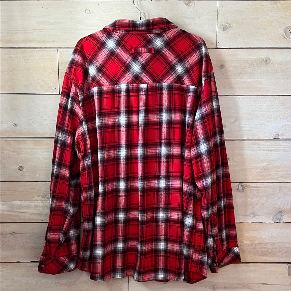 Legendary Whitetails Red Plaid Flannel Cotton Men's Shirt sz XXL - Picture 5 of 5
